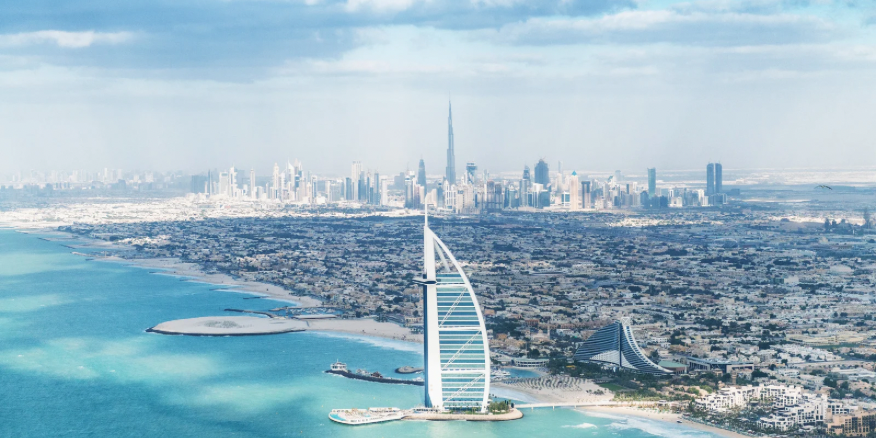 Photo of the city of Dubai